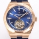 BBR Factory Fake Vacheron Constantin Overseas 6000V/110R-B733 Tourbillon Blue Strap