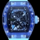 RM35-01 Replica RM Factory Richard Mille Blue Crystal Blue Strap