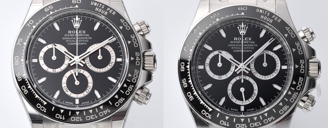 Clean Factory 126500 Replica Details True And False Comparison